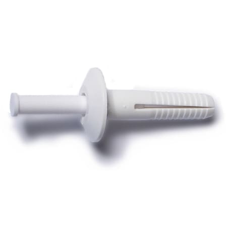Midwest Fastener Nail Drive Anchor, 1/4" Dia., 1" L, Nylon 100 PK 50196